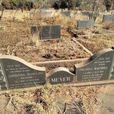 MEYER Philippus Marthinus 1888-1975 & Christina Danielina nee GILMORE 1894-1968