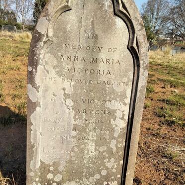 MARTENS Anna Maria Victoria 187?-1879