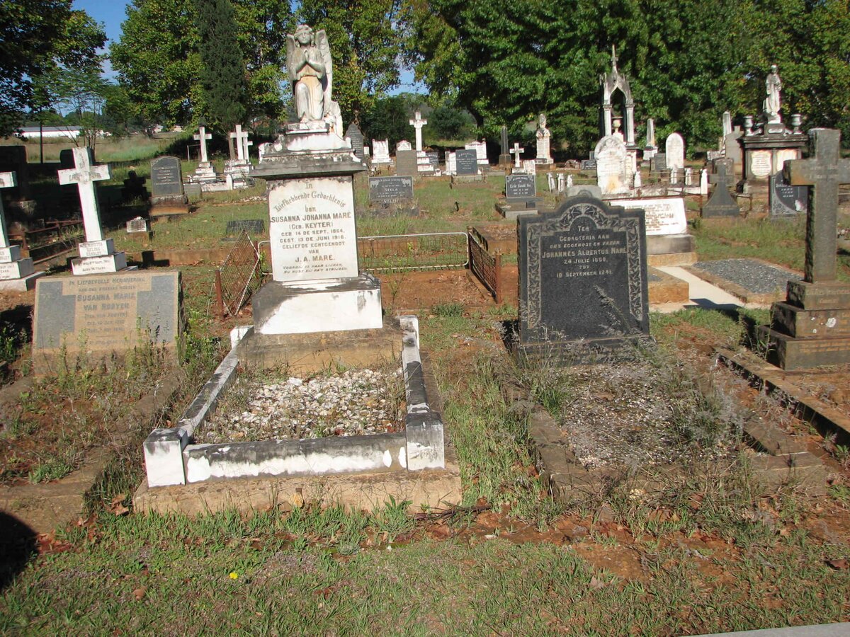 MARE Johannes Albertus 1860-1941 &amp; Susanna Johanna KEYTER 1864-1916