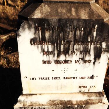 NEWMARCH George Wm. 1832-1898 & Christena Duff 1839-1913 _2