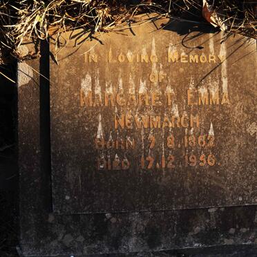 NEWMARCH Margaret Emma 1882-1956