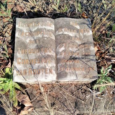 ROOYEN Theodorus Cornelius, van 1876-1933