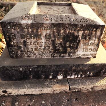 STIEGER Frederik H.W. 1889-1898