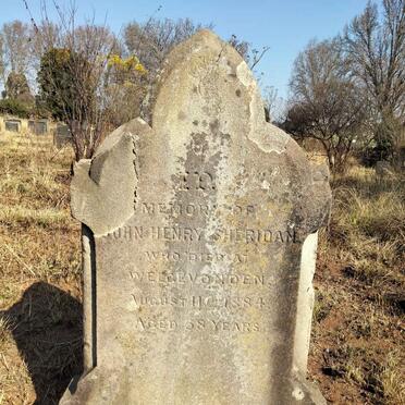 SHERIDAN John Henry -1884