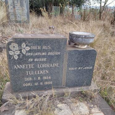 TULLEKEN Annette Loraine 1954-1956