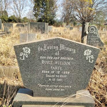 VARTY Royce William 1966-1971