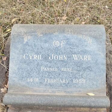 WARE Cyril John -1959