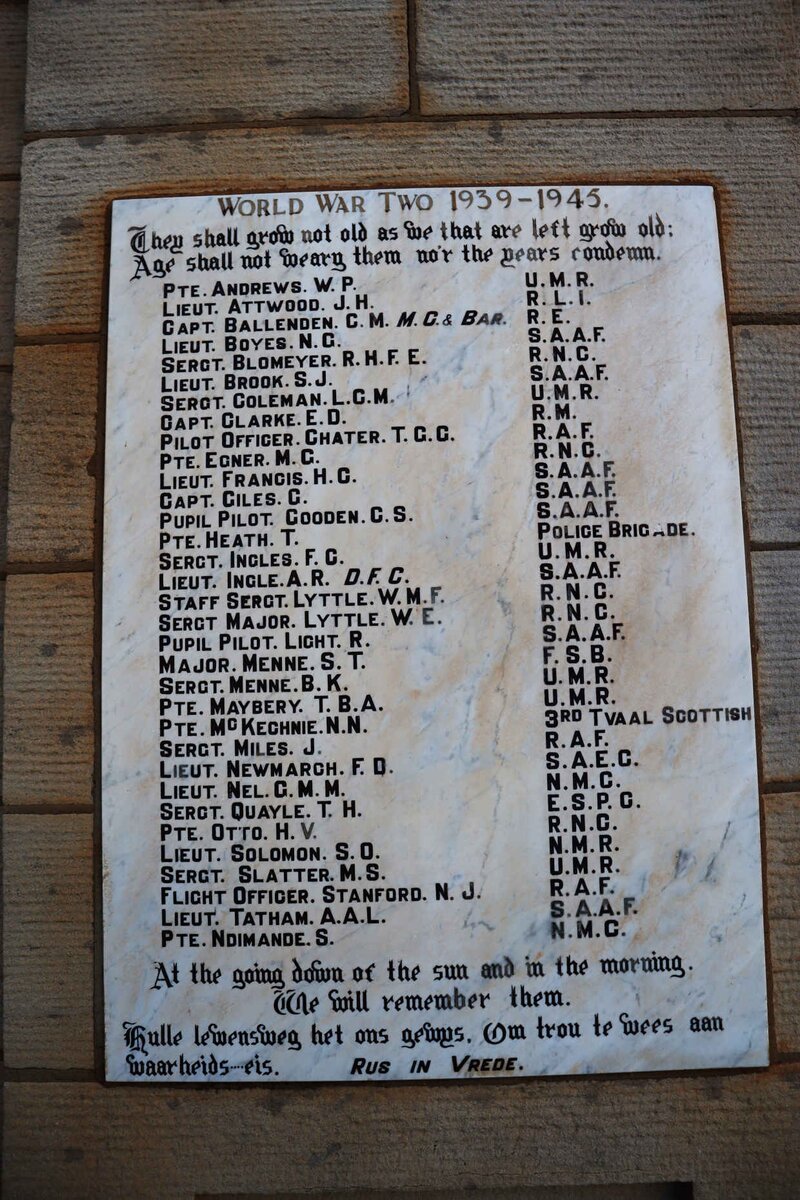 3. Greytown World War II Memorial