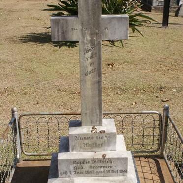 DITTRICH Sophie nee BRAMMER 1857-1941