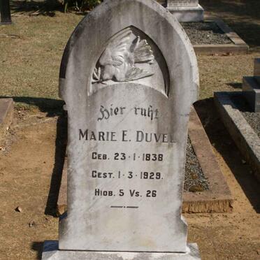 DUVEL Marie E. 1838-1929