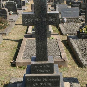 GOLTERMANN Katharine nee BOHLING 1871-1953