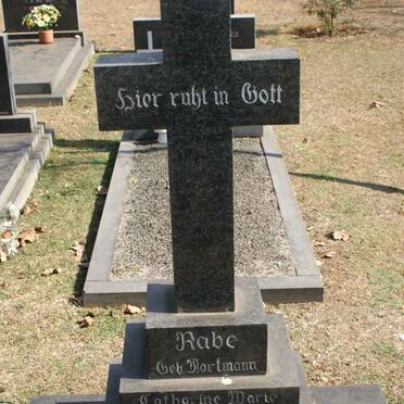 RABE Catharine Marie nee WORTMANN 1883-1964