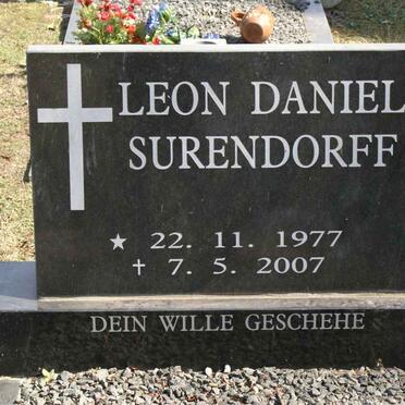 SURENDORFF Leon Daniel 1977-2007