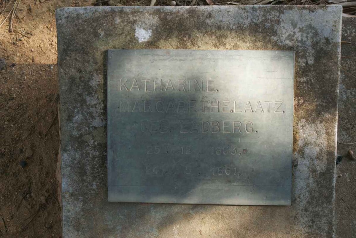 LAATZ Katherine Margarethe nee LANDBERG 1803-1861