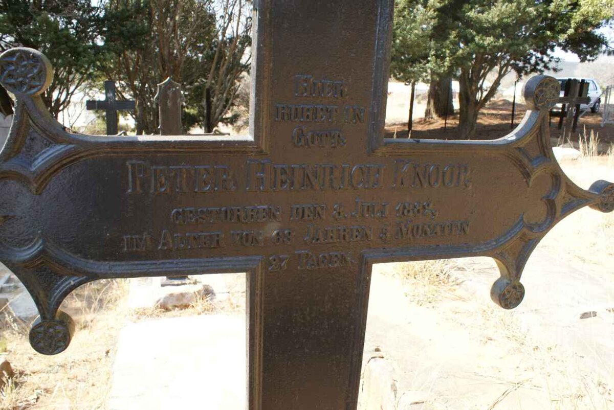 KNOOP Peter Heinrich -1889