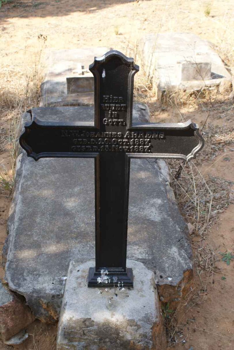 AHRENS ?. Johannes 1887-1887