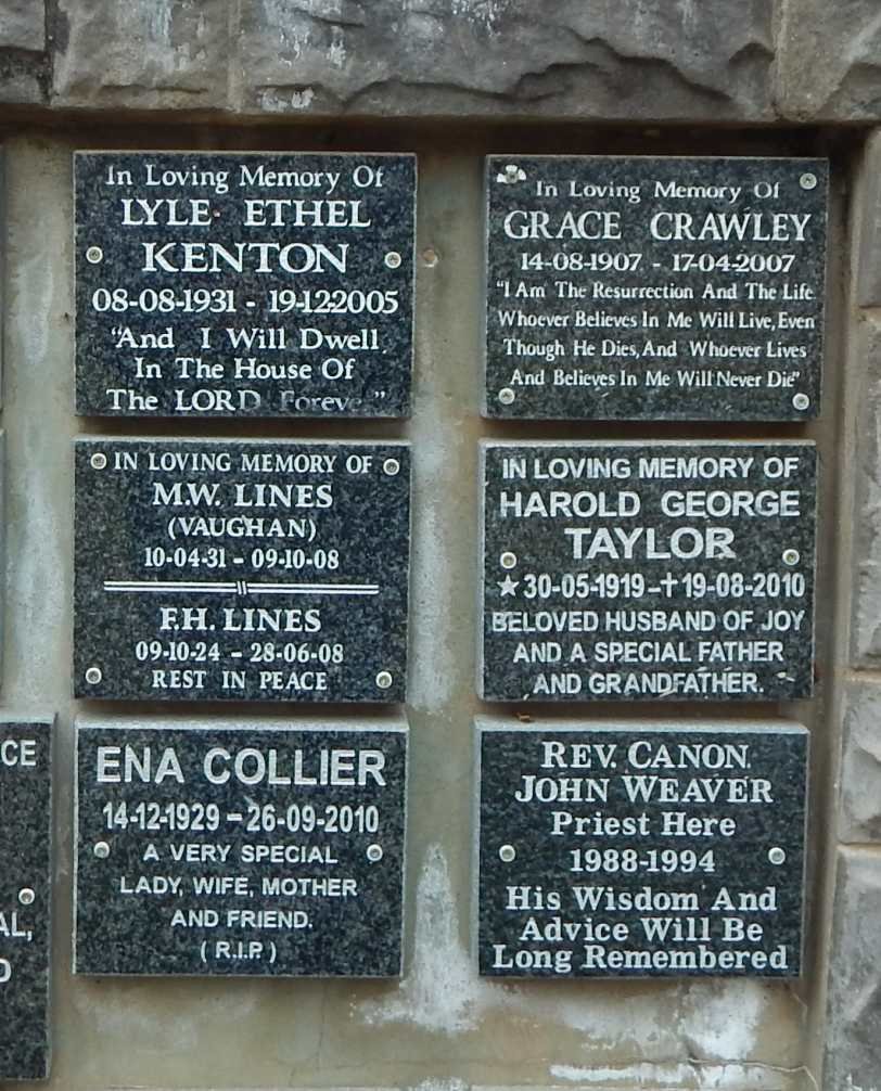 5. Memorial Wall - top right