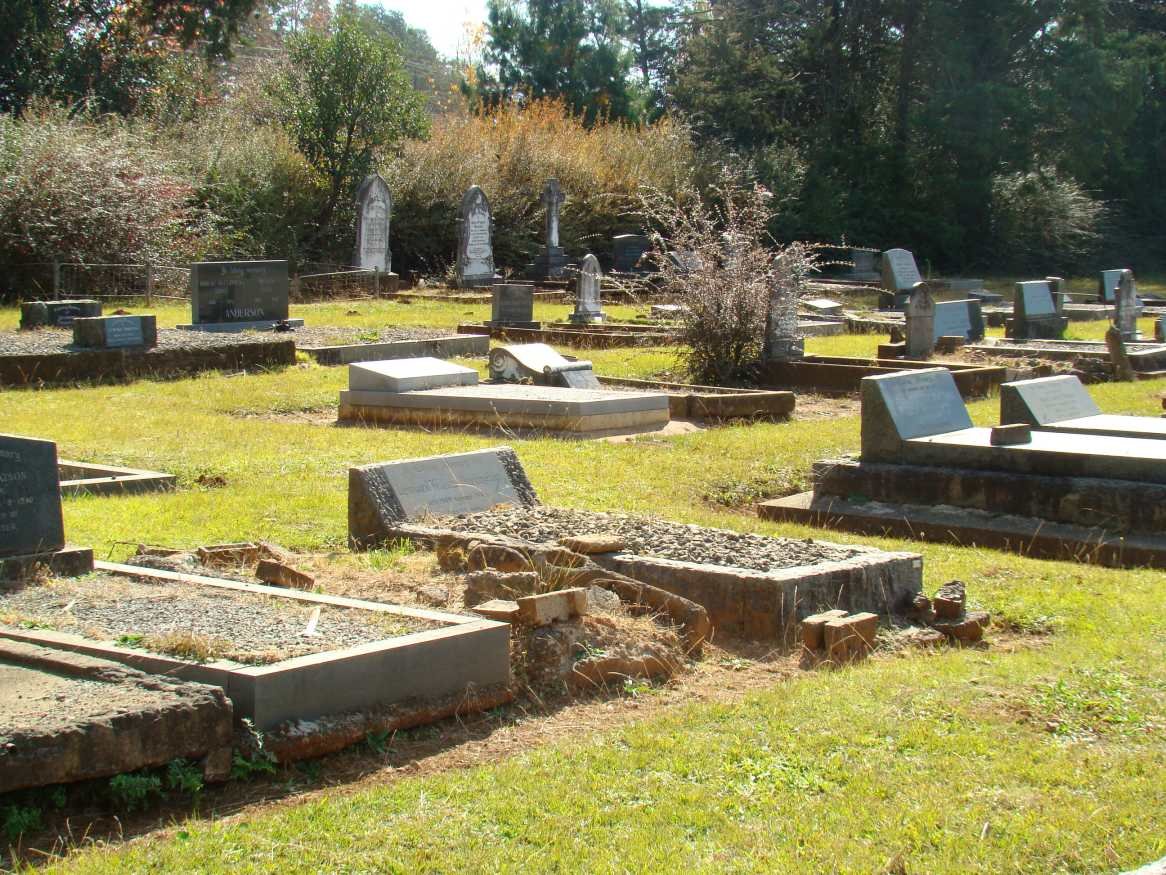2. Overview on Himeville Cemetery