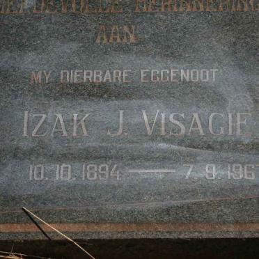 VISAGIE Izak J. 1894-1967