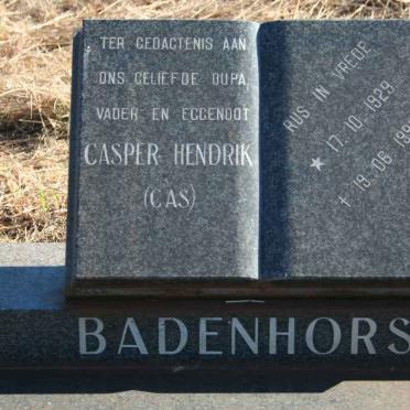BADENHORST Casper Hendrik 1929-1991