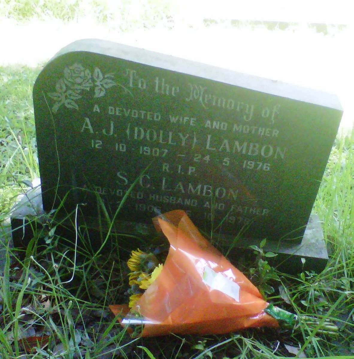 LAMBON S.C. 1906-1978 &amp; A.J. 1907-1976