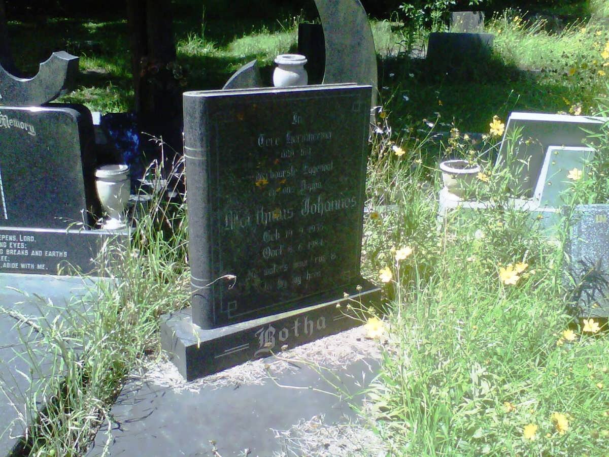 BOTHA Marthinus Johannes 1935-1984
