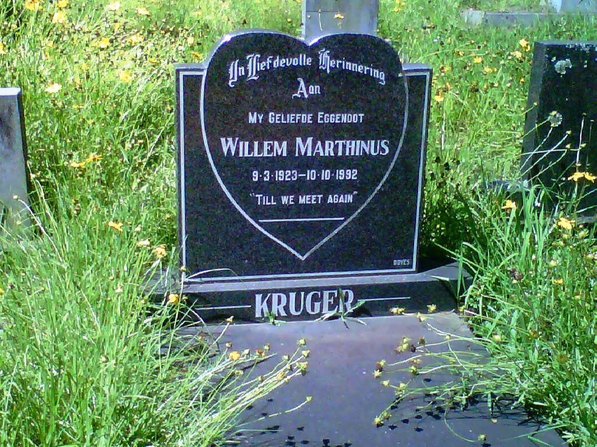 KRUGER Willem Marthinus 1923-1992