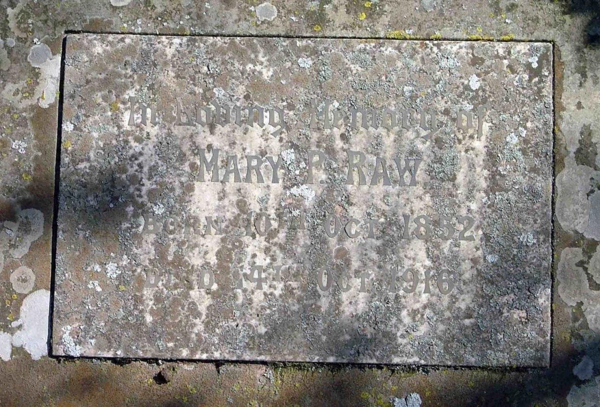 RAW Mary P. 1852-1916