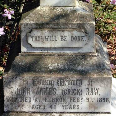 RAW John James 1851-1898