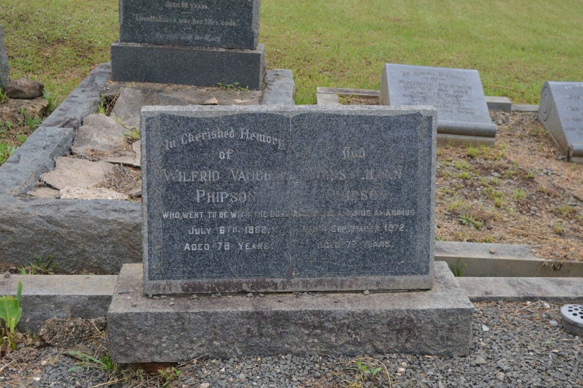 PHIPSON Wilfred Vaughan -1968 &amp; Doris Lilian -1972