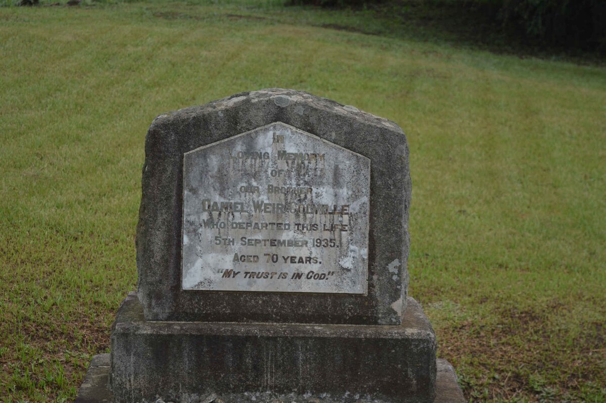 COLVILLE Daniel Weir -1935