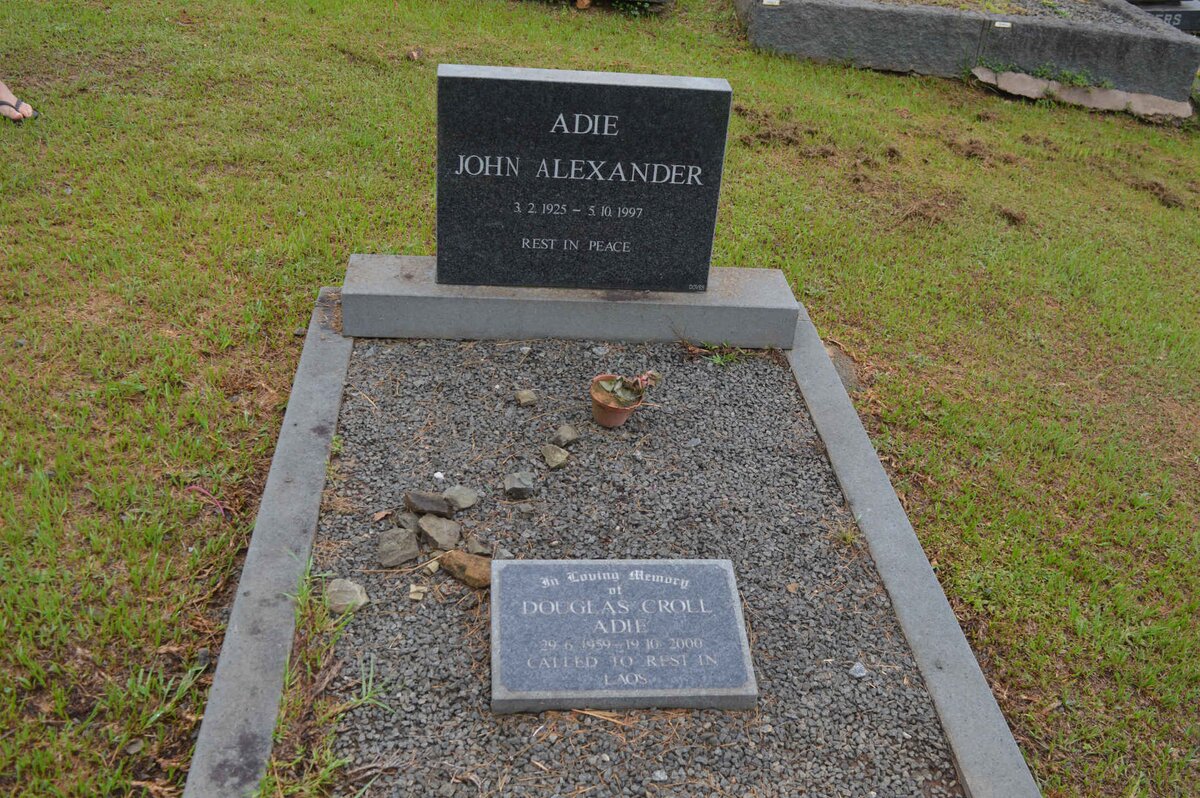 ADIE John Alexander 1925-1997 :: ADIE Douglas Croll 1959-2000