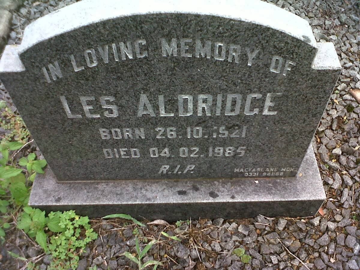 ALDRIDGE Les 1921-1985