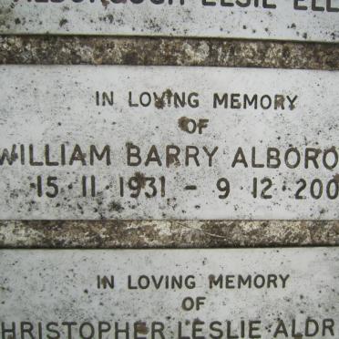 ALBOROUGH William Barry 1931-2002
