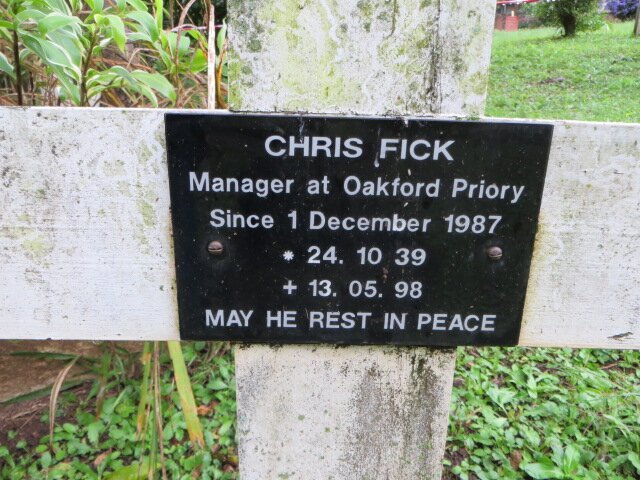 FICK Chris 1939-1998