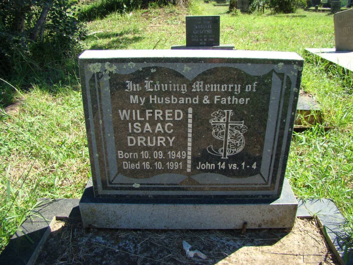 DRURY Wilfred Isaac 1949-1991 