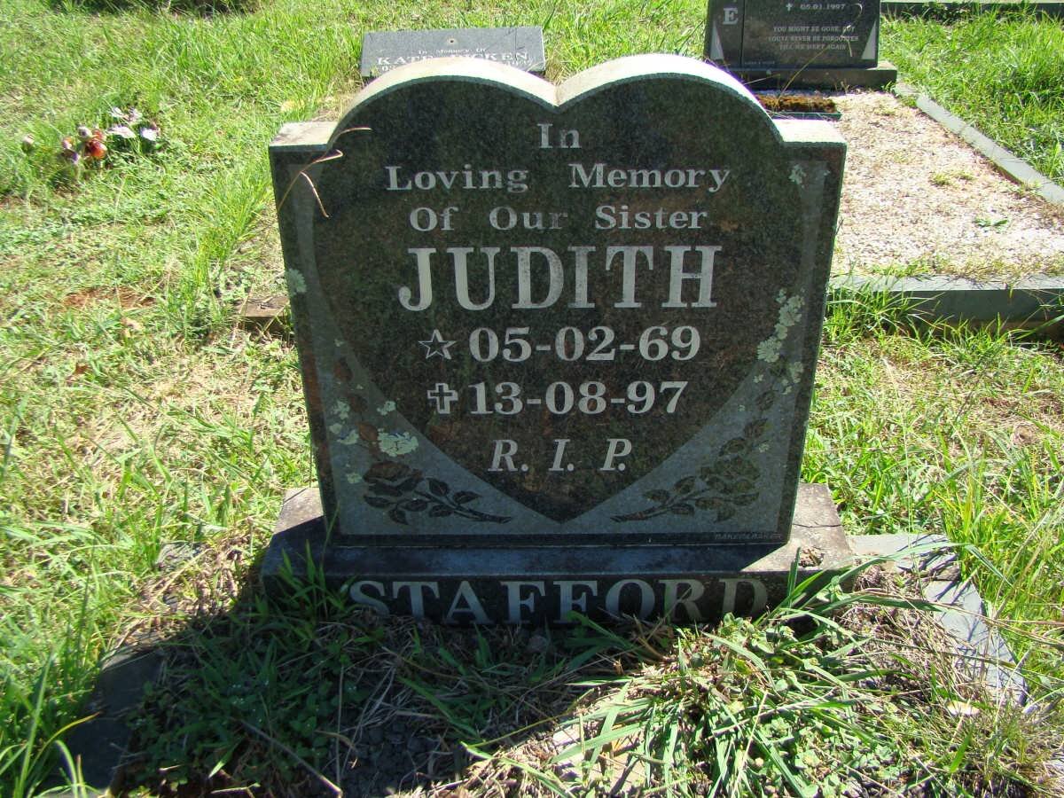 STAFFORD Judith 1969-1997