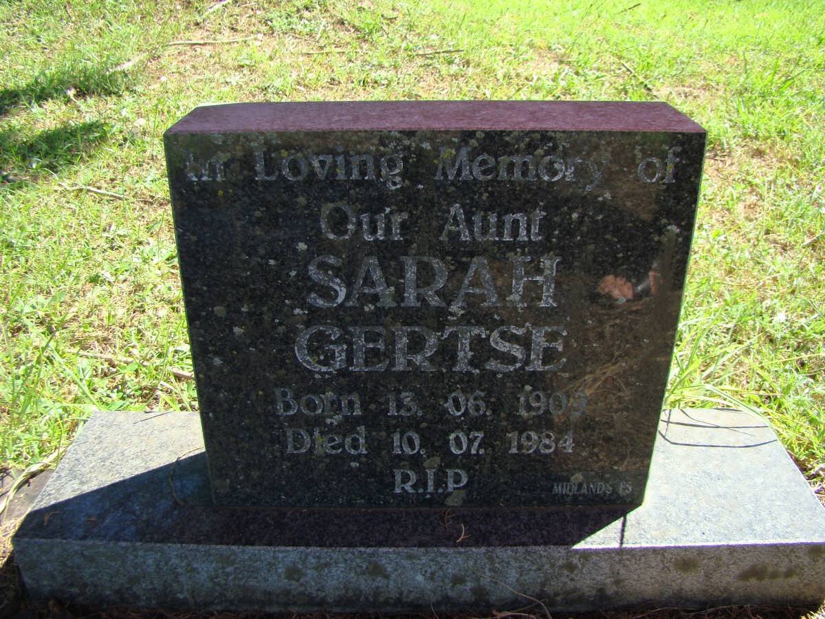 GERTSE Sarah 190?-1984