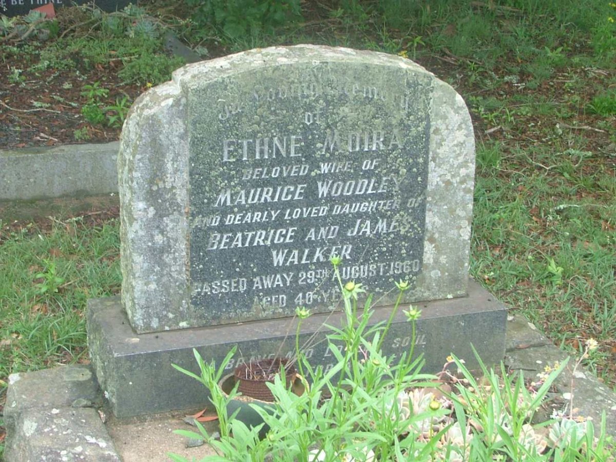 WOODLEY Ethne Moira nee WALKER  -1960