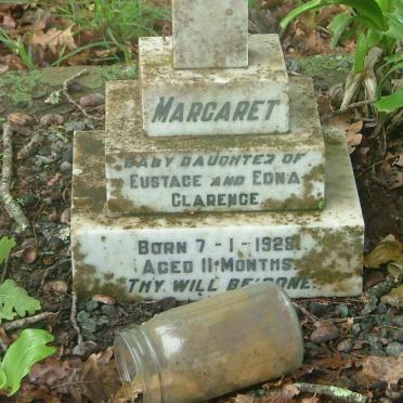 CLARENCE Margaret 1928-1928