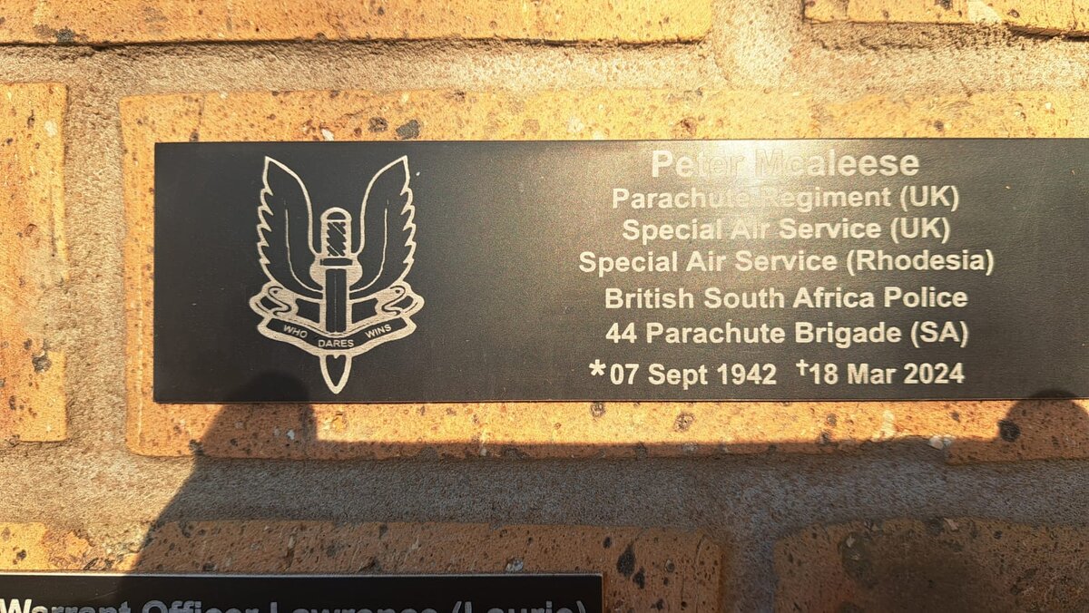 MCALEESE Peter 1942-2024