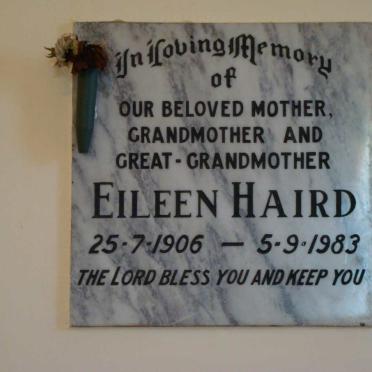 HAIRD Eileen 1906-1983