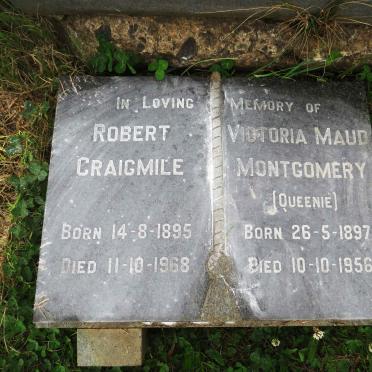 ADAM Robert Craigmile 1895-1968 &amp; Victoria Maud Montgomery 1897-1956