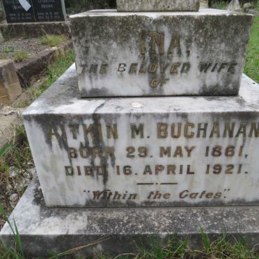BUCHANAN Ina 1861-1921
