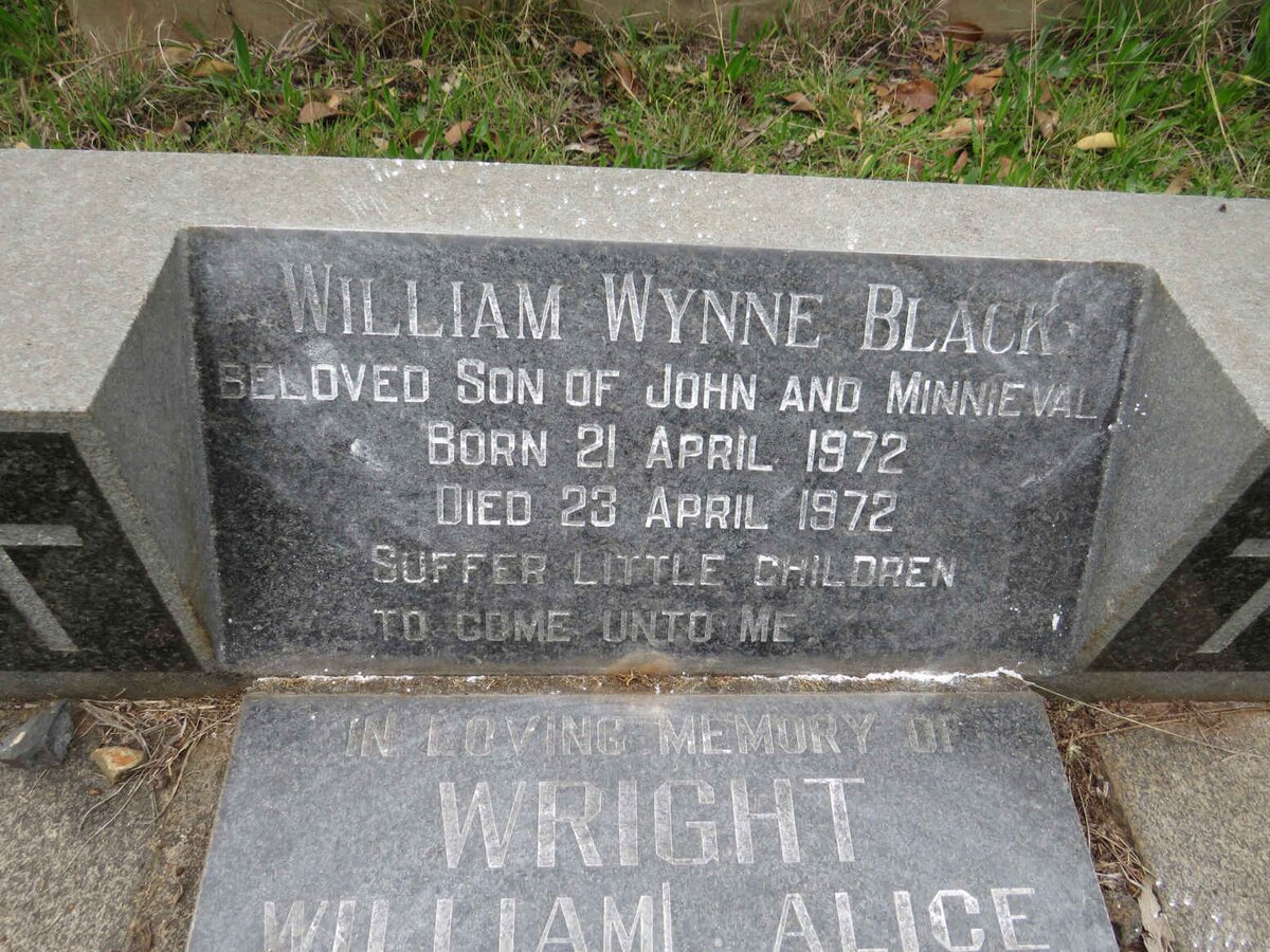 BLACK William Wynne 1972-1972