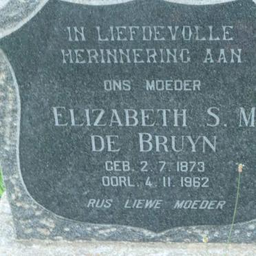 BRUYN Elizabeth S.M., de  1873-1962