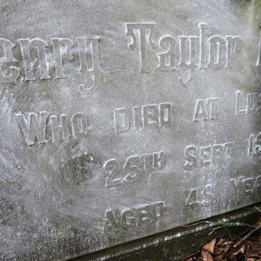 BURCHELL Henry Taylor -1930