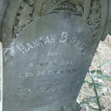 BYDELL Hannah 1849-1881