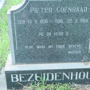BEZUIDENHOUT Pieter Coenraad 1936-1956