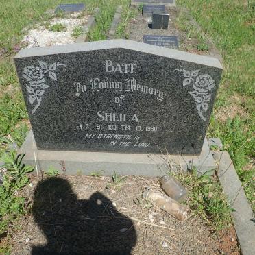 BATE Sheila 1931-1980